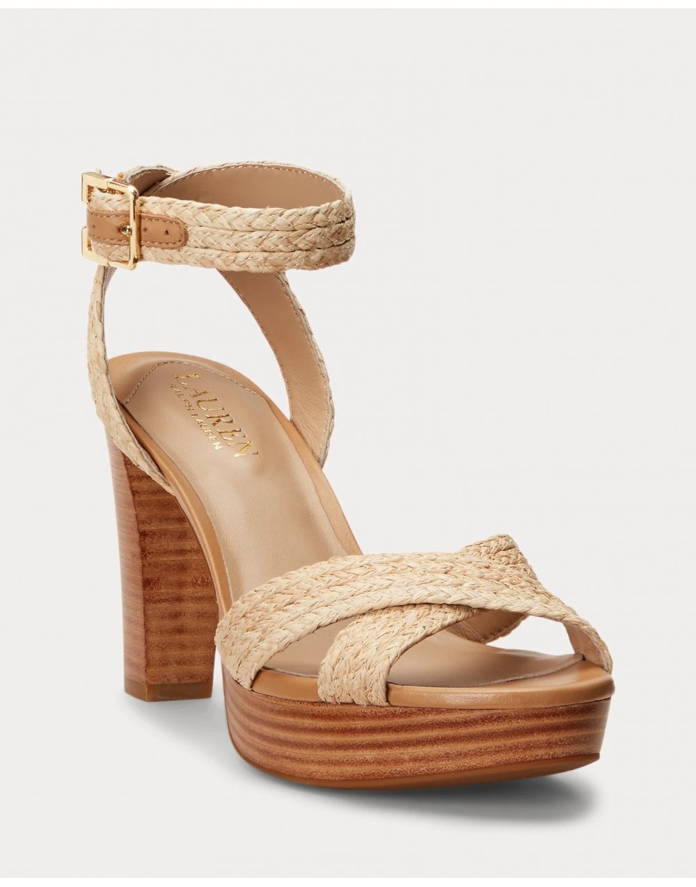 Young Ideas/Henmores - Sasha Raffia Heels - Natural - 4