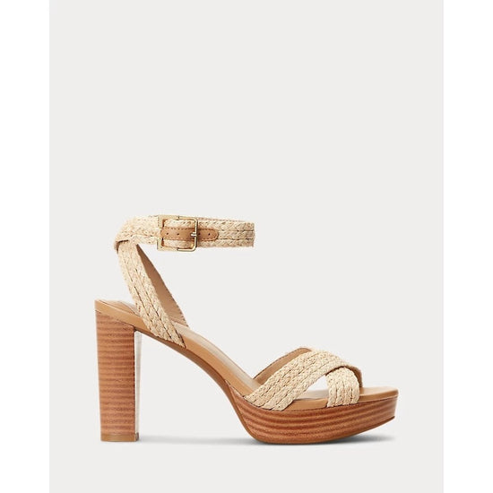 Young Ideas/Henmores - Sasha Raffia Heels - Natural - 4
