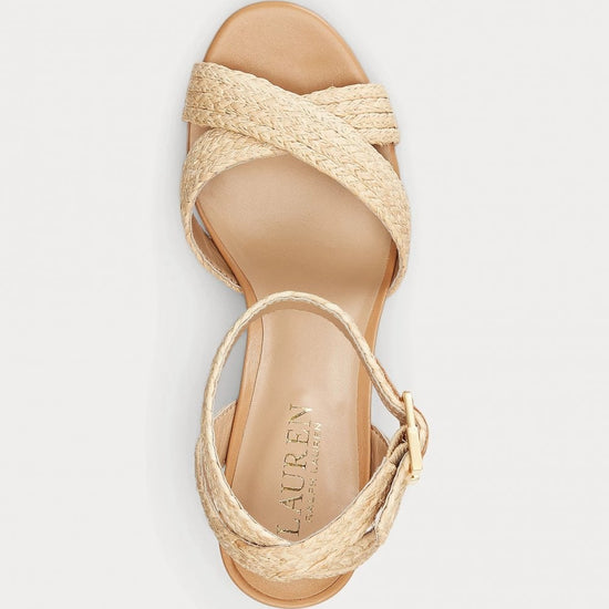 Young Ideas/Henmores - Sasha Raffia Heels - Natural - 4