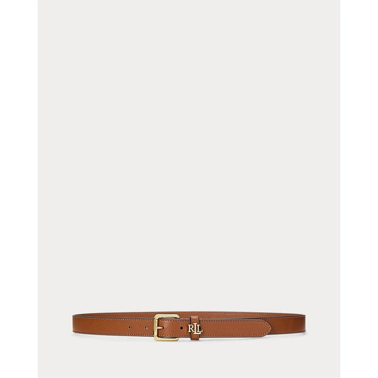 Young Ideas/Henmores - Skinny 25 Logo Belt - Lauren Tan - S