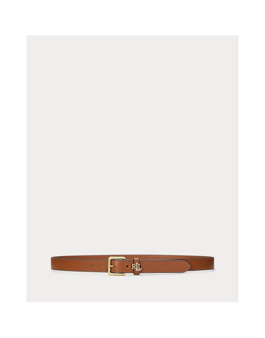Young Ideas/Henmores - Skinny 25 Logo Belt - Lauren Tan - S