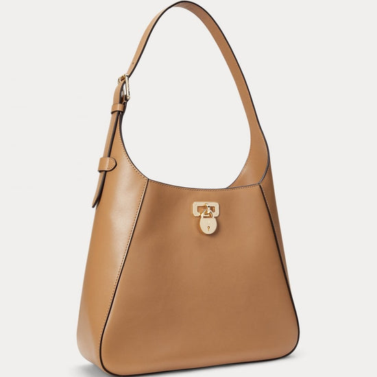 Young Ideas/Henmores - Tanner Large Shoulder Bag - buff - OS