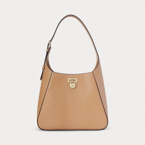 Young Ideas/Henmores - Tanner Large Shoulder Bag - buff - OS