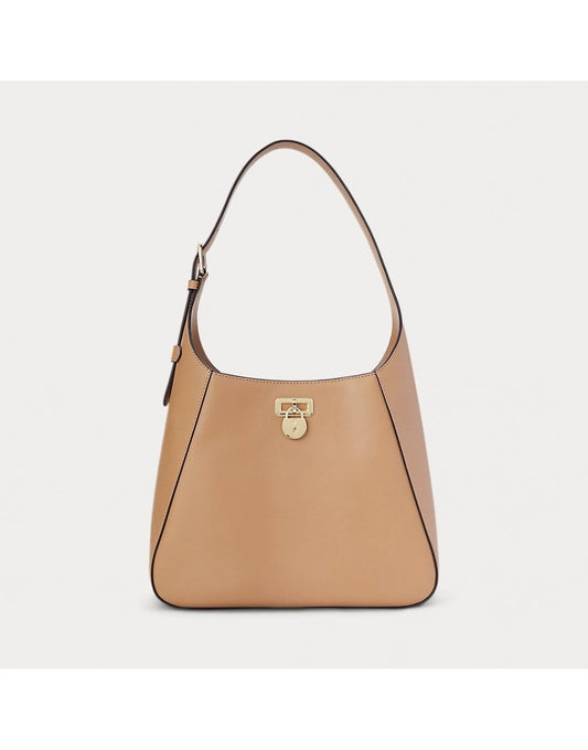 Young Ideas/Henmores - Tanner Large Shoulder Bag - buff - OS