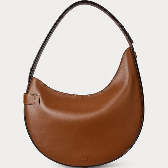 Young Ideas/Henmores - Tasha Large Leather Crossbody Bag - Lauren Tan - OS