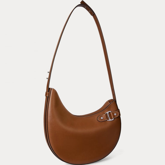 Young Ideas/Henmores - Tasha Large Leather Crossbody Bag - Lauren Tan - OS