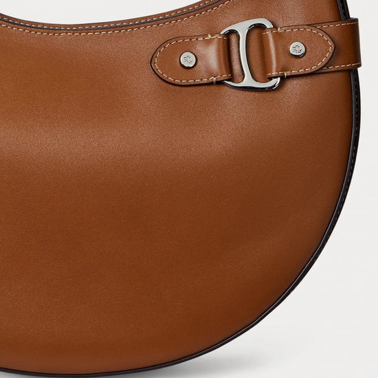 Young Ideas/Henmores - Tasha Large Leather Crossbody Bag - Lauren Tan - OS