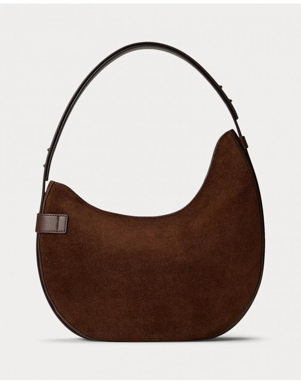 Young Ideas/Henmores - Tasha Large Suede Crossbody Bag - Dark Hickory - OS