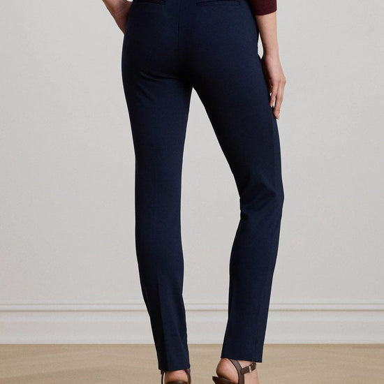 Young Ideas/Henmores - Zinleah Flat Front Ankle Trousers - Lauren Navy - XS