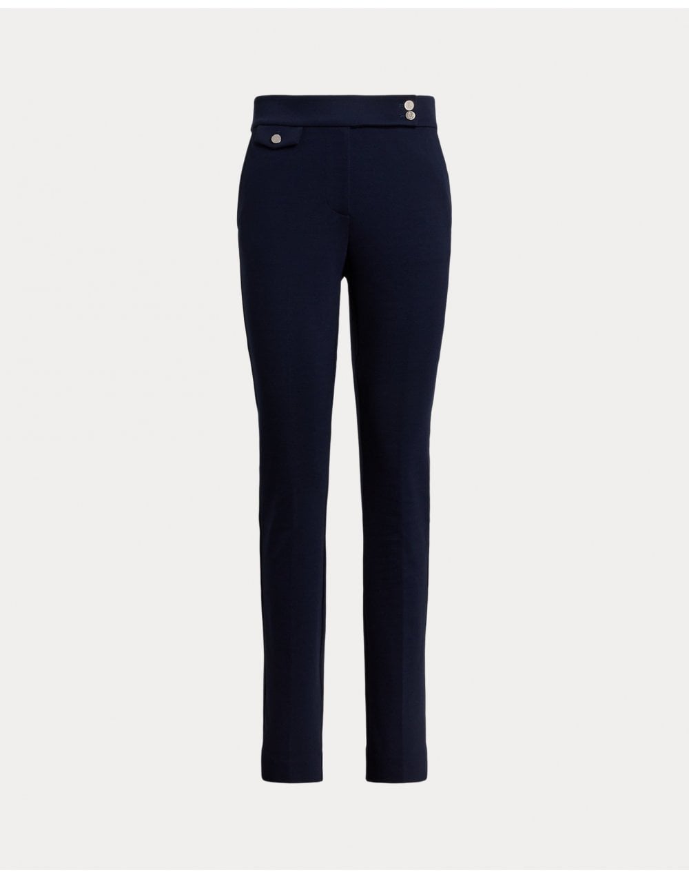 Young Ideas/Henmores - Zinleah Flat Front Ankle Trousers - Lauren Navy - XS