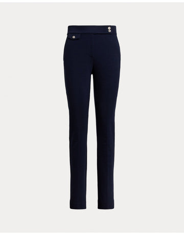 Young Ideas/Henmores - Zinleah Flat Front Ankle Trousers - Lauren Navy - XS