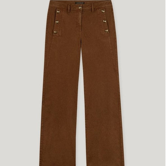 Young Ideas/Henmores - Autumn Glow Authentic Twill Denim Jeans - 758 Tan Brown - 8