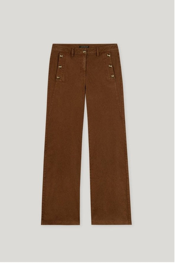 Young Ideas/Henmores - Autumn Glow Authentic Twill Denim Jeans - 758 Tan Brown - 8