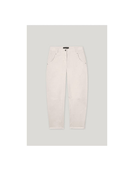 Young Ideas/Henmores - Autumn Glow Loose Leg Corduroy Trousers - 107 Off White - 8