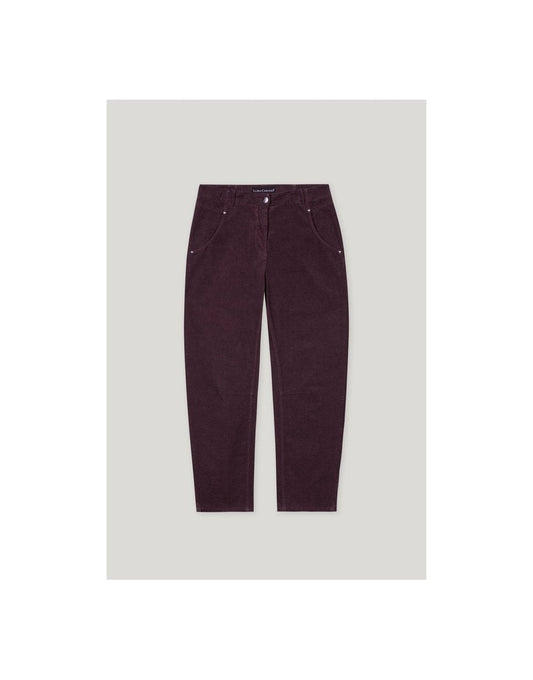 Young Ideas/Henmores - Autumn Glow Loose Leg Corduroy Trousers - 107 Off White - 8