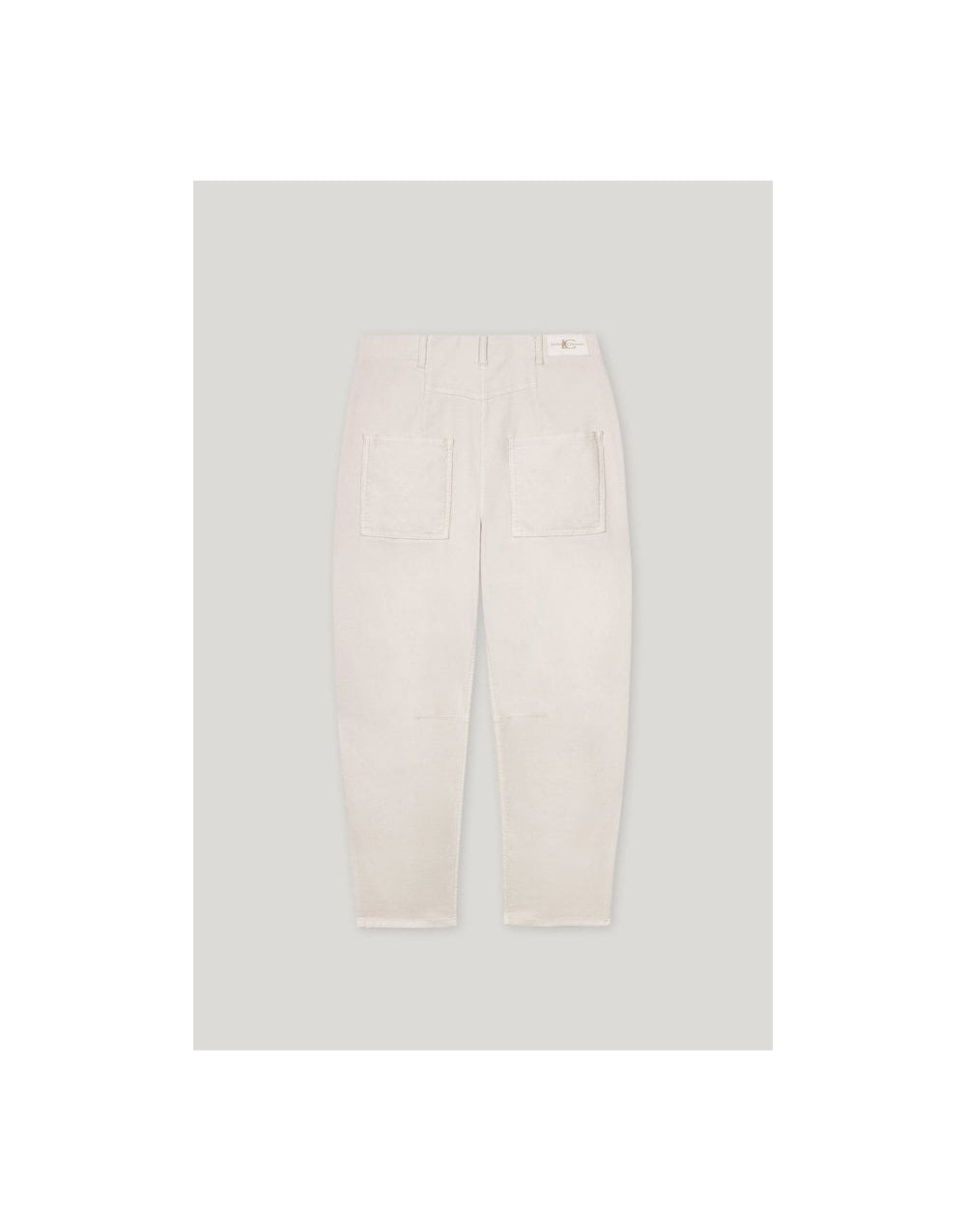 Young Ideas/Henmores - Autumn Glow Loose Leg Corduroy Trousers - 107 Off White - 8