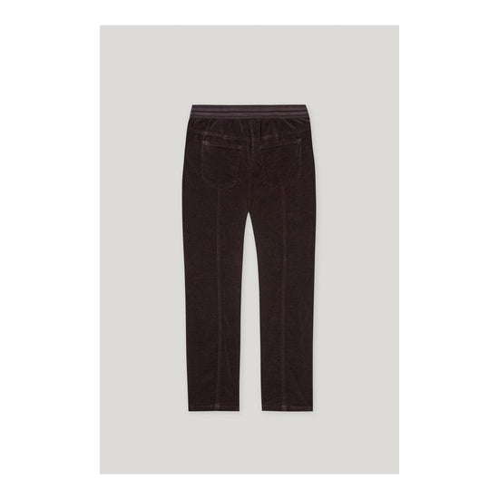 Young Ideas/Henmores - Autumn Glow Skinny Velvet Trouser - 780 Deep Brown - 8