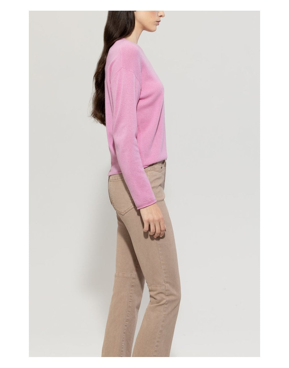 Young Ideas/Henmores - Crew Neck Cashmere Blend Jumper - 219 Light Blue - 10