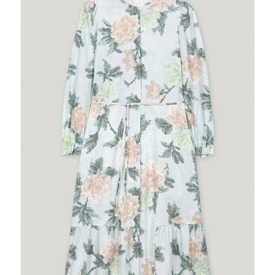 Young Ideas/Henmores - Faded Floral Button Up Midi Dress - 3109 Floral Print - 10