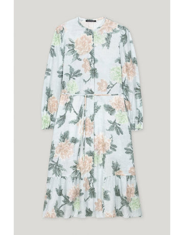 Young Ideas/Henmores - Faded Floral Button Up Midi Dress - 3109 Floral Print - 10