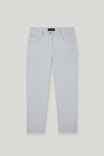 Young Ideas/Henmores - High Stretch Tapered Jean - 1202 Silver Grey - 8