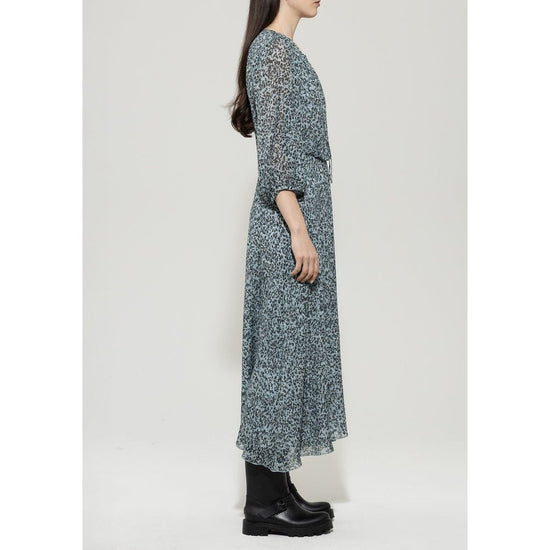 Young Ideas/Henmores - Mineral Vibes Dress with Animal Print - 2162 Pale Blue - 10