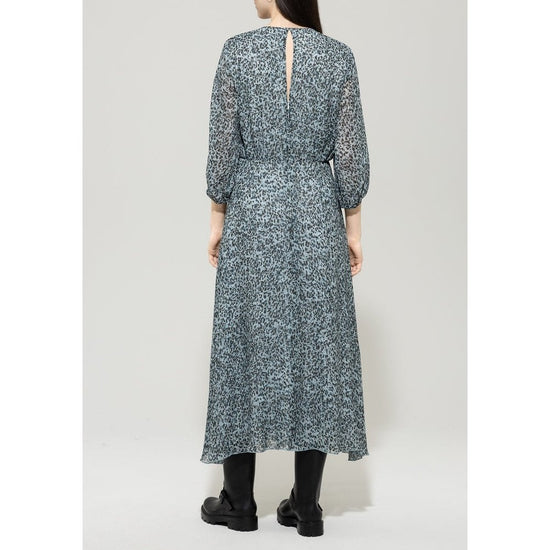 Young Ideas/Henmores - Mineral Vibes Dress with Animal Print - 2162 Pale Blue - 10