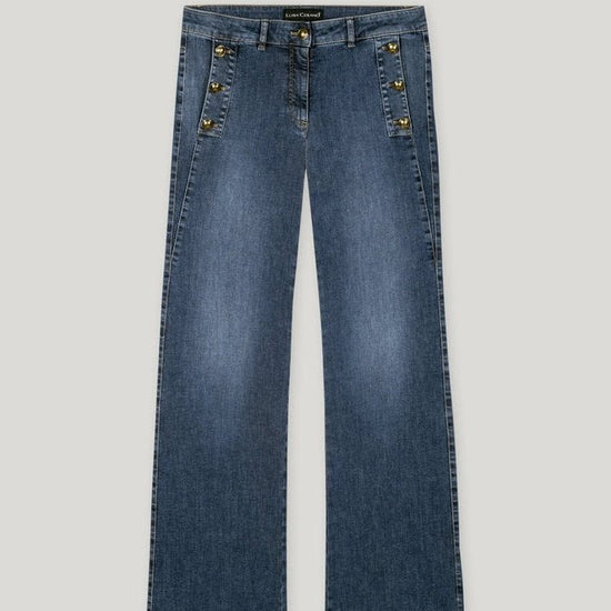 Young Ideas/Henmores - Mineral Vibes Sailor Denim Jeans - 254 Denim - 8