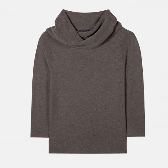 Young Ideas/Henmores - Shawl Collar Jumper - 163 Grey - 8