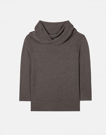 Young Ideas/Henmores - Shawl Collar Jumper - 163 Grey - 8