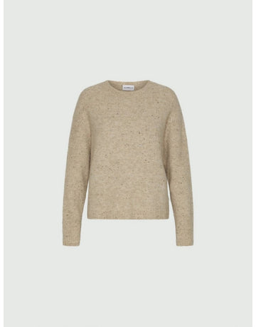 Young Ideas/Henmores - Albina Crew Neck Jumper - 002 Camel - XS