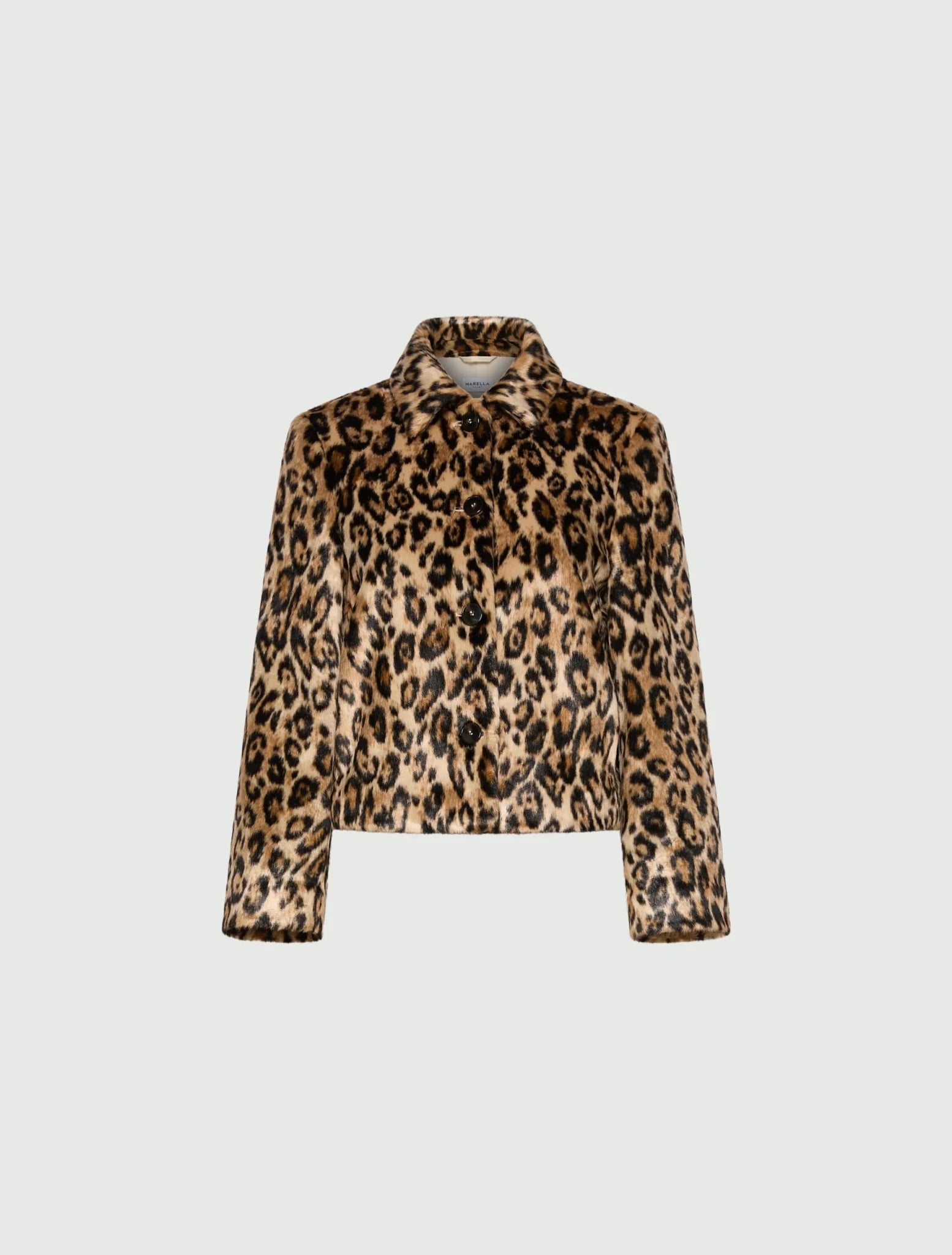 Young Ideas & Henmores -Angel Leopard Short Jacket -001 Camel -8