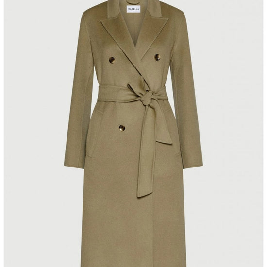 Young Ideas/Henmores - Ara Double Breasted Wool Coat - 006 Sage - 8