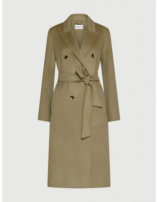 Young Ideas/Henmores - Ara Double Breasted Wool Coat - 006 Sage - 8