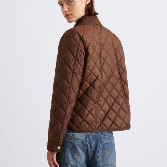 Young Ideas/Henmores - Asti Quilted Jacket - 003 Chocolate - 8