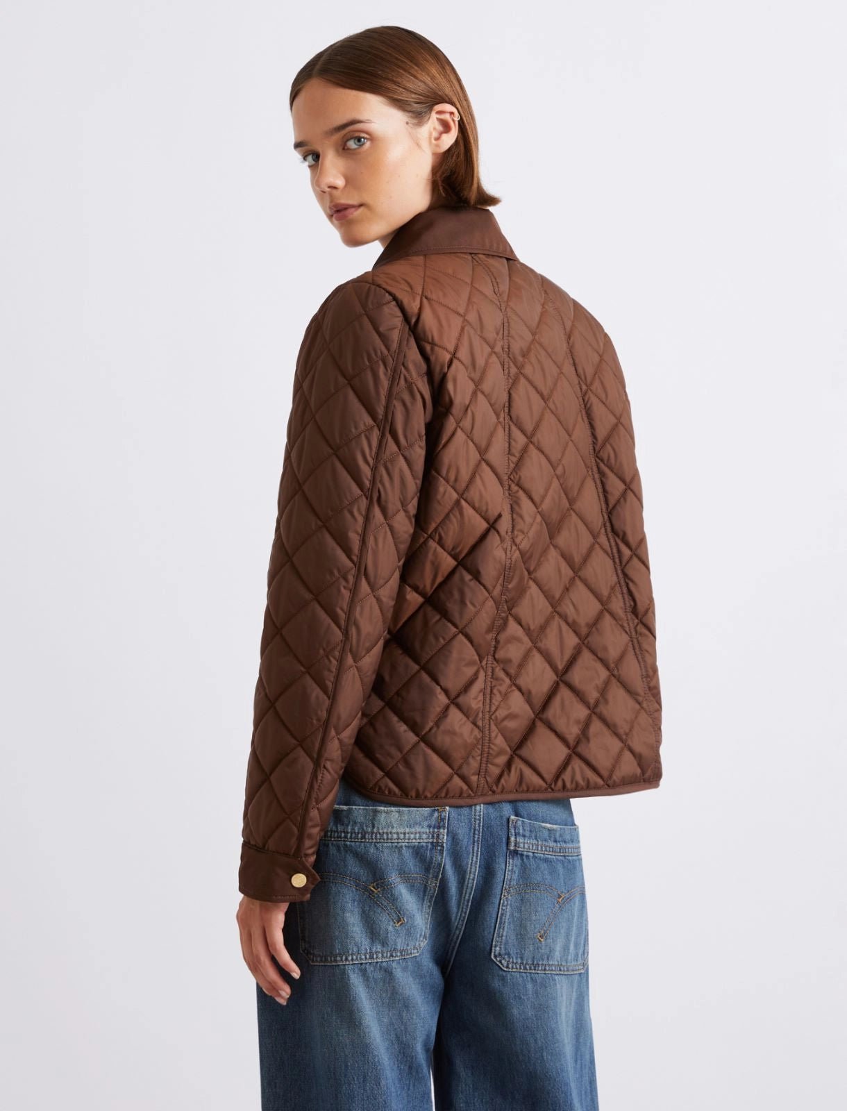 Young Ideas/Henmores - Asti Quilted Jacket - 003 Chocolate - 8