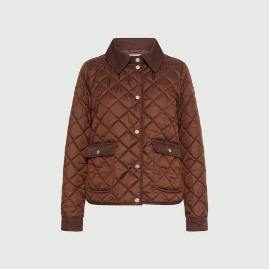 Young Ideas/Henmores - Asti Quilted Jacket - 003 Chocolate - 8