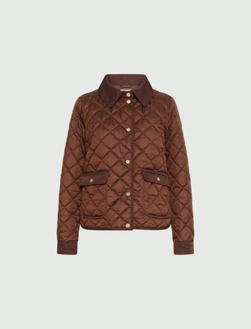 Young Ideas/Henmores - Asti Quilted Jacket - 003 Chocolate - 8