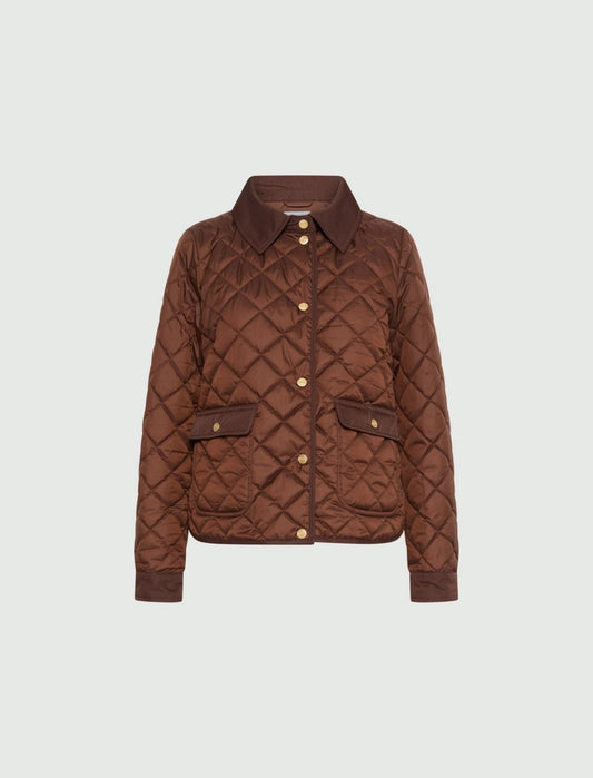 Young Ideas/Henmores - Asti Quilted Jacket - 003 Chocolate - 8