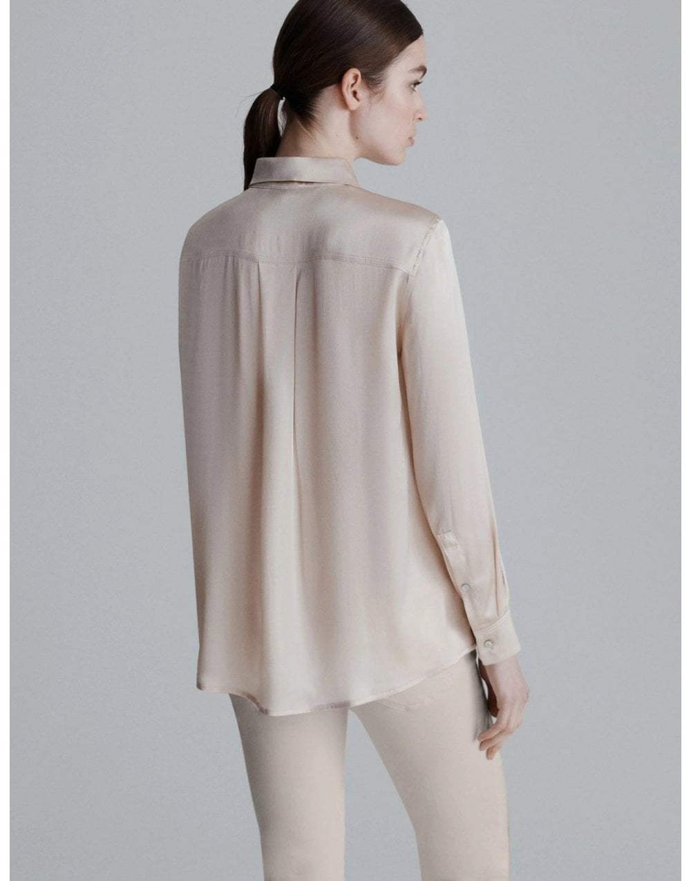 Young Ideas/Henmores - Bunny Satin Shirt - 001 Cream - 8