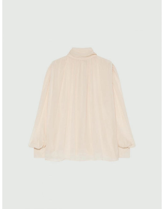 Young Ideas/Henmores - Canapa Georgette Blouse - 001 Powder - 8