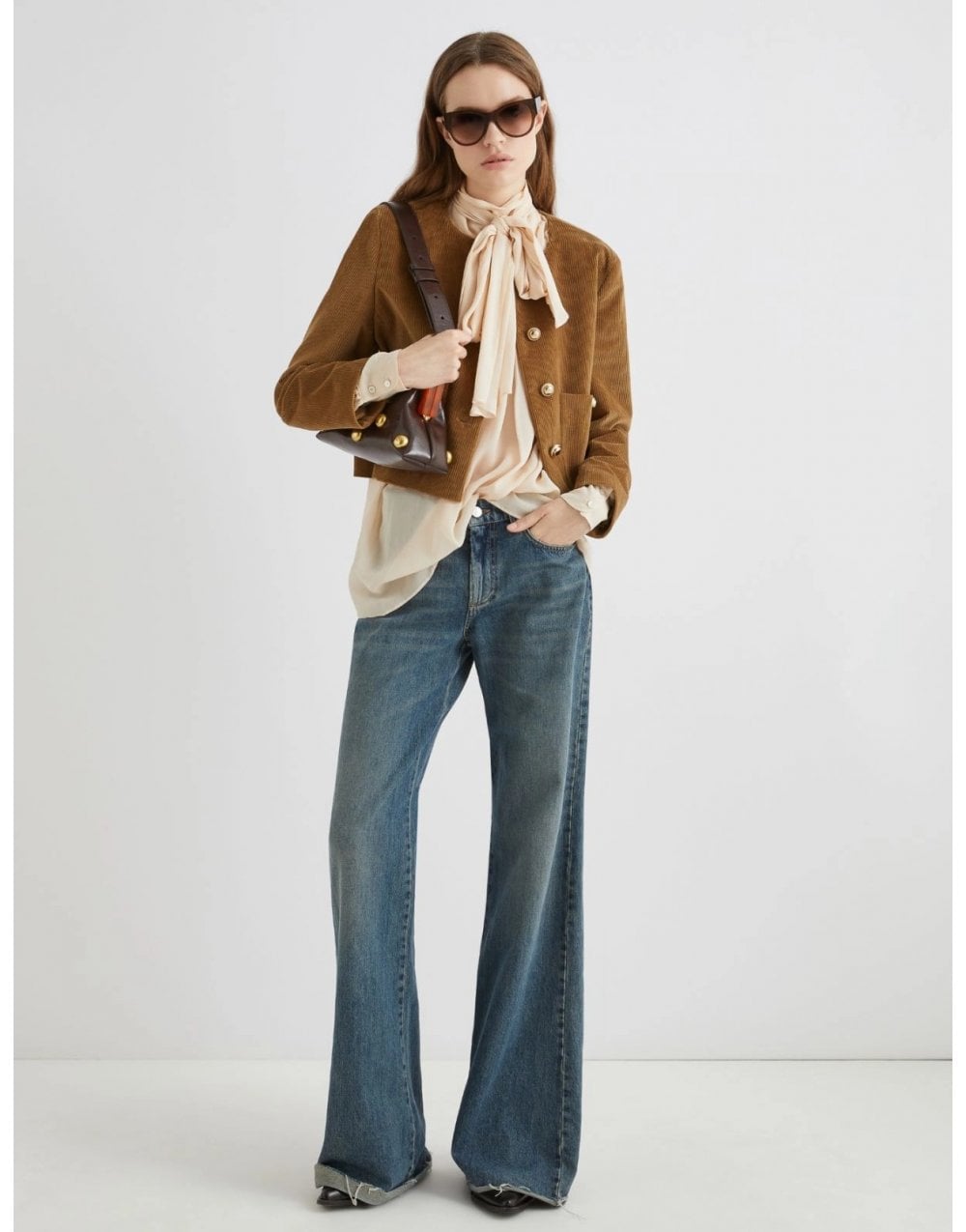 Young Ideas/Henmores - Canapa Georgette Blouse - 001 Powder - 8