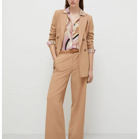 Young Ideas/Henmores - Galoppo Wide Leg Trousers - 003 Camel - 8