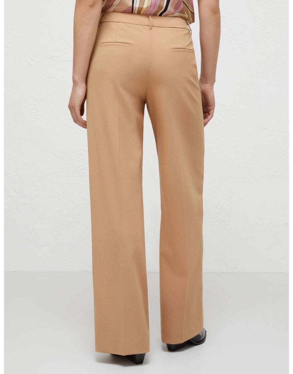 Young Ideas/Henmores - Galoppo Wide Leg Trousers - 003 Camel - 8