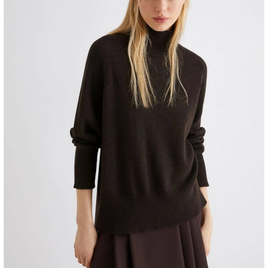 Young Ideas/Henmores - Ismaele Funnel Neck Jumper - 005 Ivory - S