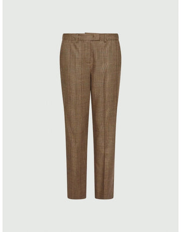 Young Ideas/Henmores - Margie Plaid Straight Leg Trousers - 006 Honey Galles - 8