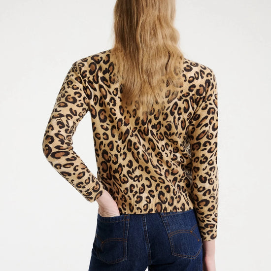 Young Ideas & Henmores -Marmo Leopard Cardigan -001 Beige -S