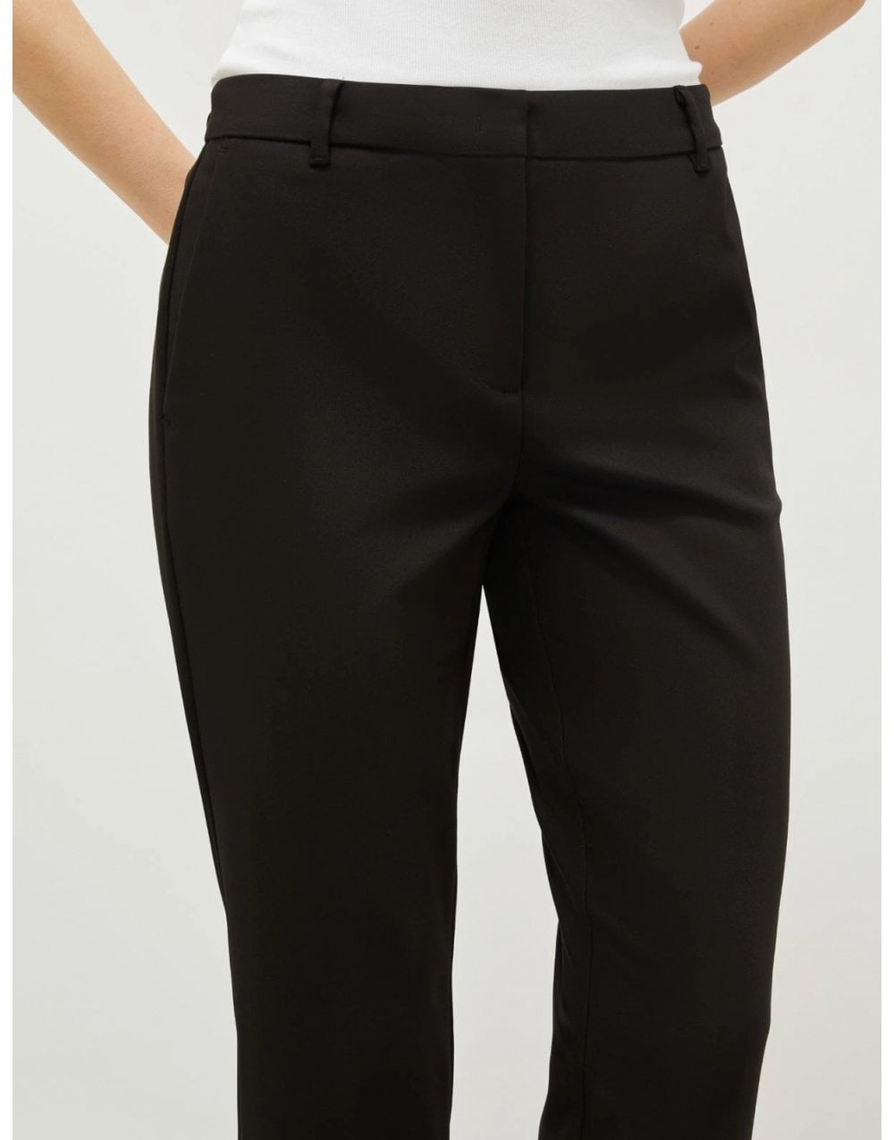 Young Ideas/Henmores - Miele Slim Leg Trouser - 003 Black - 10