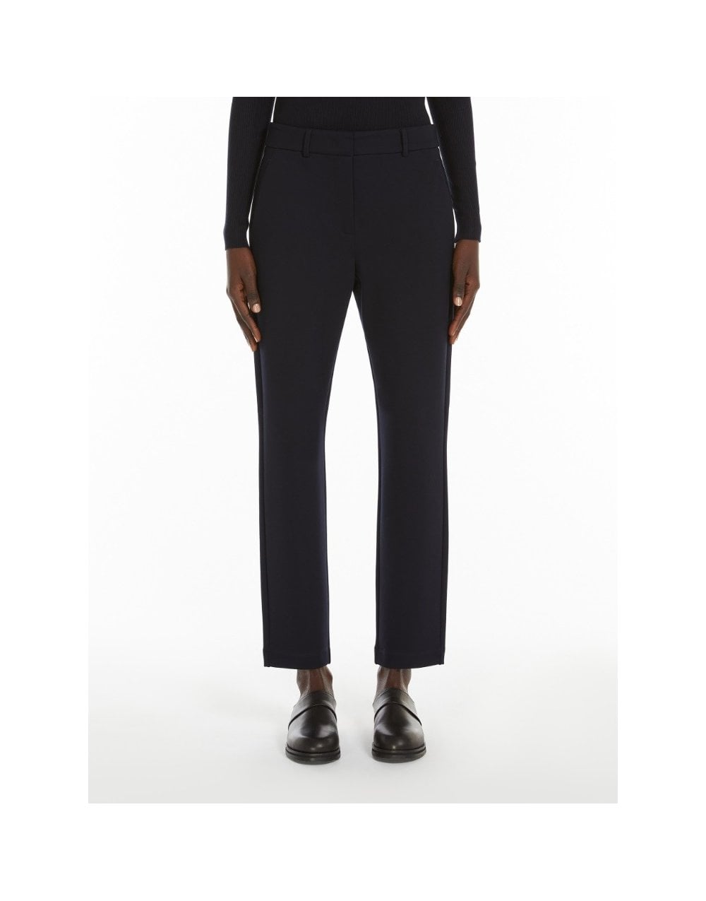 Young Ideas/Henmores - Adepto Ankle Length Jersey Trousers - 002 Navy - S