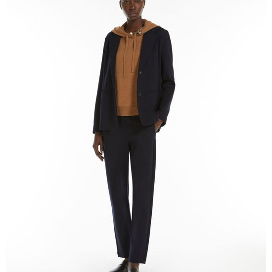 Young Ideas/Henmores - Adepto Ankle Length Jersey Trousers - 002 Navy - S